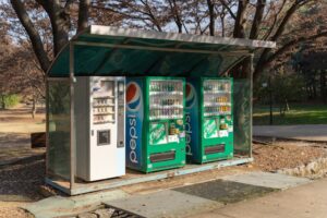 Three Vending Machines